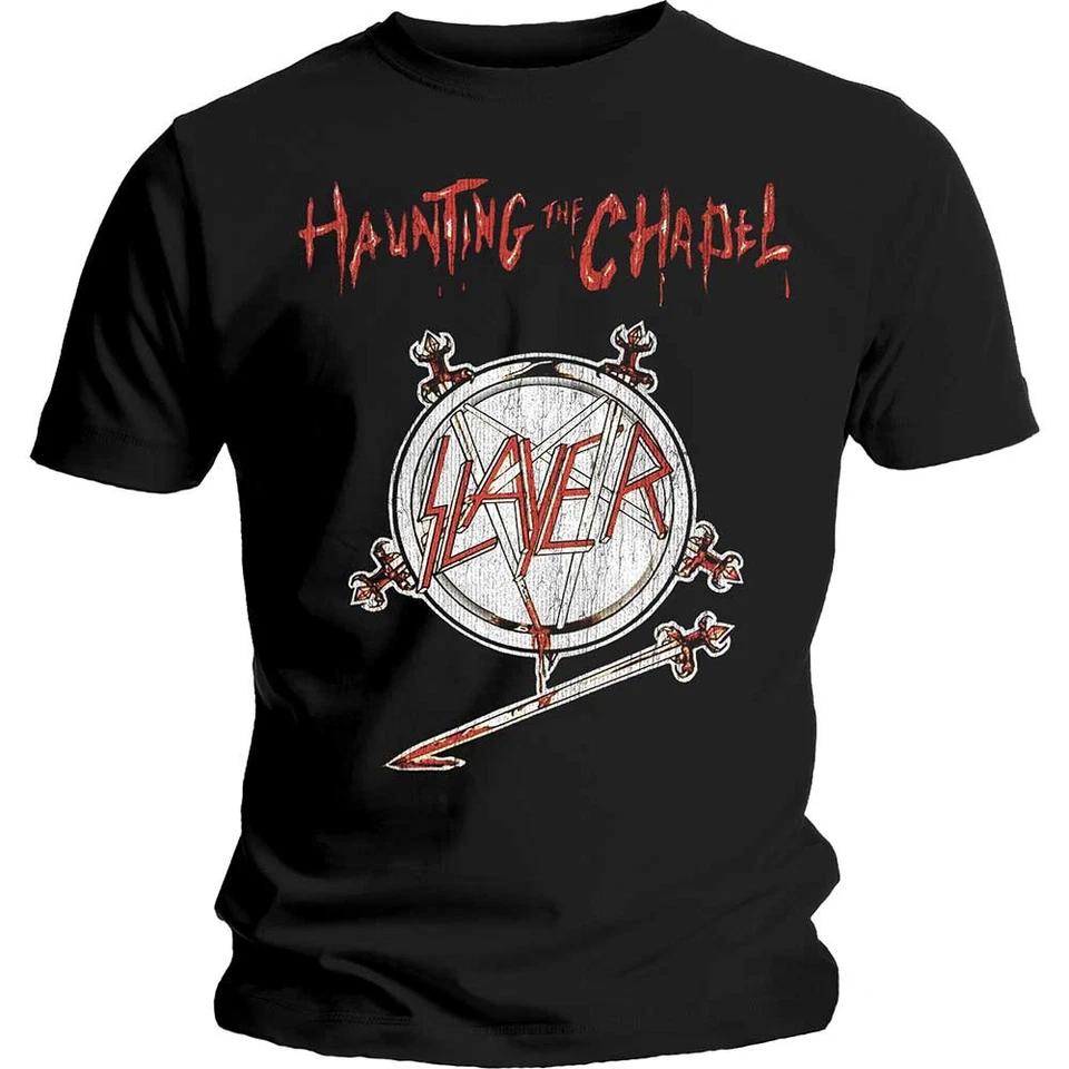 Футболка Slayer: Преследующий часовню ОФИЦИАЛЬНЫЙ НОВЫЙ