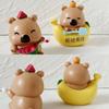 Action Capybara Figure Cartoon Model Toy Decoration Doll Children Gifts Ornament