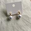 1 Pair of Stylish and Simple Imitation Pearl Earrings with Multi-function Earrings and Earrings