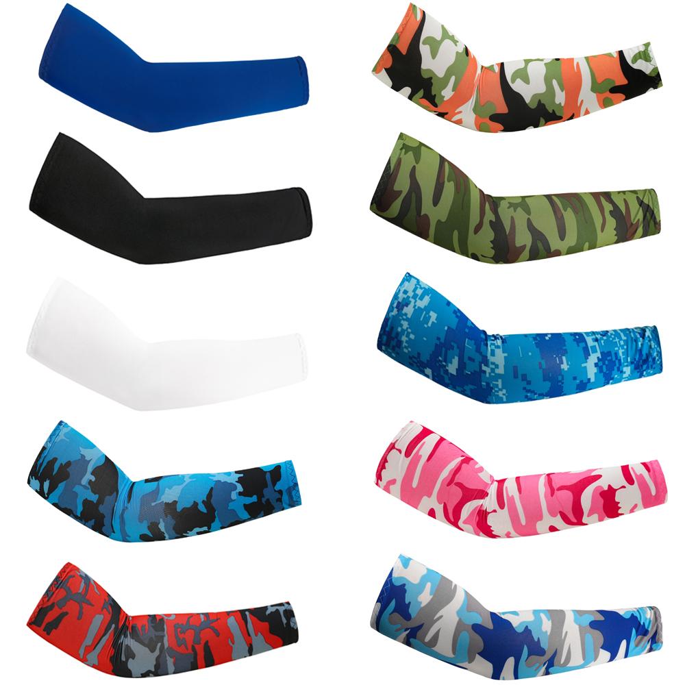 Exposed thumb Basketball Summer Cooling Running Sun Protection Arm Sleeves Arm Cover Outdoor Sport