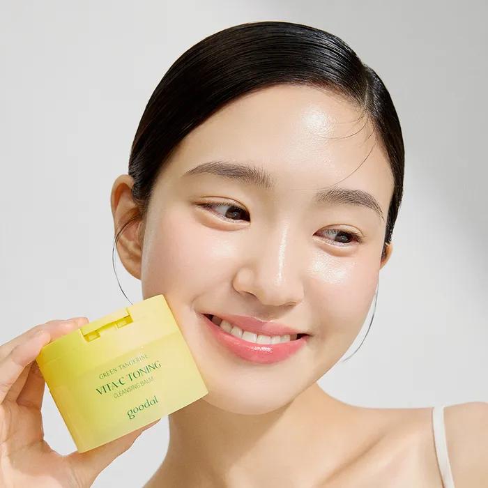 Goodal Тонизирующий очищающий бальзам Green Tangerine Vita C