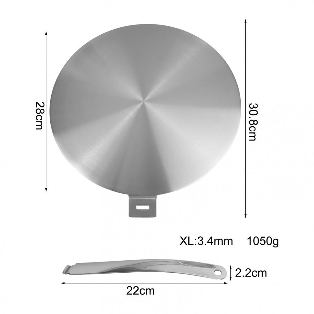 Качественная пластина-рассеиватель тепла для индукционных варочных панелей из нержавеющей стали 13 см 28 см