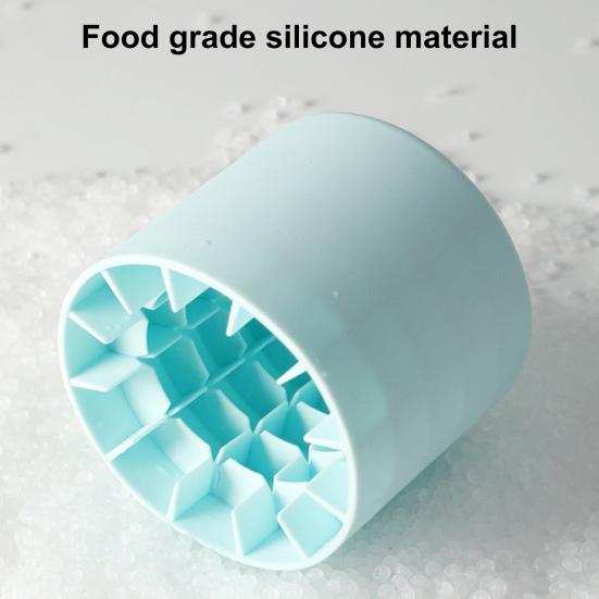 Silicone Ice Cube Mold Cylinder Ice Maker for Home Refrigerator Easy Release Quick Ice Making Tray Food-grade Bar Tools