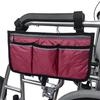 Wheelchair Armrest Side Mobile Device Convenient Storage Wheelchair Bag