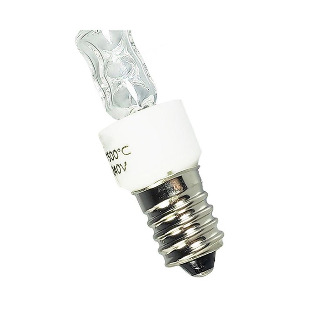 Oven bulb E14 25W, high-temperature resistant up to 500, suitable for halogen bulbs in ovens, microwaves, tumble dryers and hobs. 1 piece