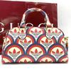 Gucci ADIDAS Сотрудничество Двойной Бренд Многоцветный 2-в-1 Сумка-Даффл Sherry Line Мини Бостон Сумка через Плечо Кожаная
