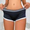 Женские трусы-боксеры, дышащие трусы с низкой талией, женские трусы-боксеры для фитнеса, спорта, дома, спортзала, повседневной носки