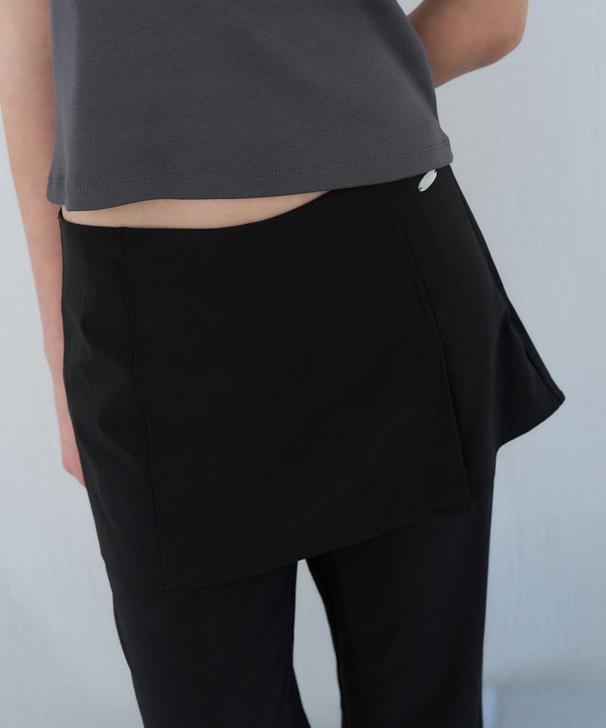 LETTERA Side Slit Skirt Pants
