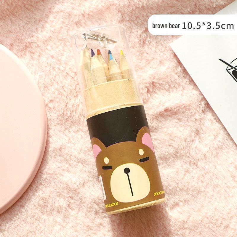 Мини-набор карандашей из 12 цветов для детей - Милый, маленький и идеально подходит для раскрашивания и рисования