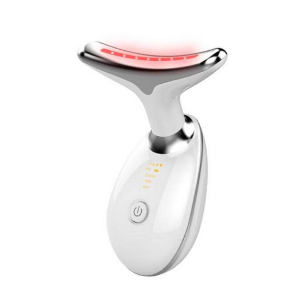 Happy Bye Galvanic Facial and Neck Gua Sha Lifting Massager EMS High-Frequency Skin Beauty Device ES-1081