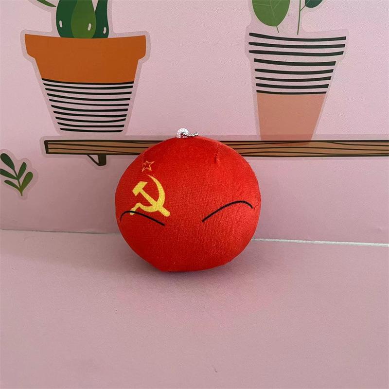 16Cm Polandball Plush Toy Australia Italy Korea Countryball Stuffed Doll Home Decoration