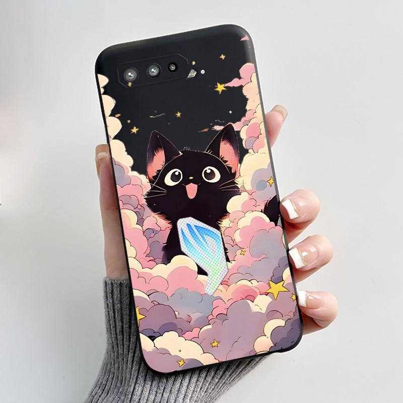 Чехол для Asus Rog Phone 5 Rog 5s ZS673KS ZS676KS Чехол Роскошный Дракон Милый Крутой Для Мальчиков Девочек Мягкий Черный Матовый Силиконовый Задний Чехол
