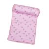 Pink Pet Cooling Mat with Pillow Waschbare Eis-Seide Sommer Selbstkühlende Matte S