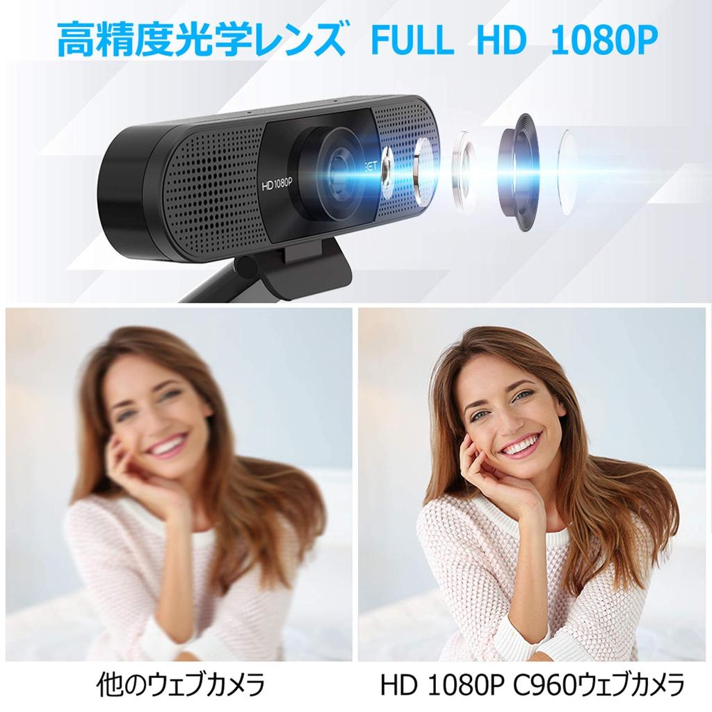 EMEET C960 2 Широкоугольная Широкоэкранная для Skype EMEETLINK Штатив Windows Mac OS и Веб-камера для Skype, HD1080P, Мегапиксели, Угол 90°, Поддержка, Встроенный Микрофон,