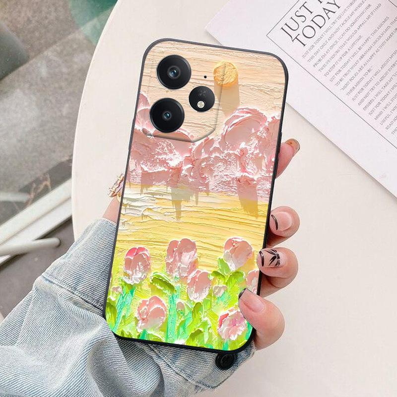 For Realme Neo 7 Case Luxury Pattern Funda Soft Silicone Back Cover For Realme 7 Pro Realme 7 5G RMX2111 Neo7 Bumper Phone Cases