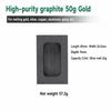1Pcs Black Porous Crucible Mould Gold Silver Ingot Mold  for Non-Ferrous Metal Smelting