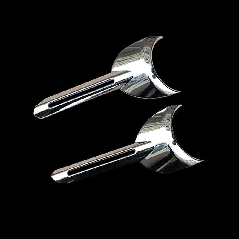 Car Front Fog Lamps Cover Fog Lights Trim for Renault Koleos MK2 II Samsung QM6 2017 - 2025 ABS Chrome Accessories