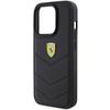 Ferrari Fehcp15Lrduk Iphone 15 Pro 6.1 Black Hardcase Quilted Metal Logo