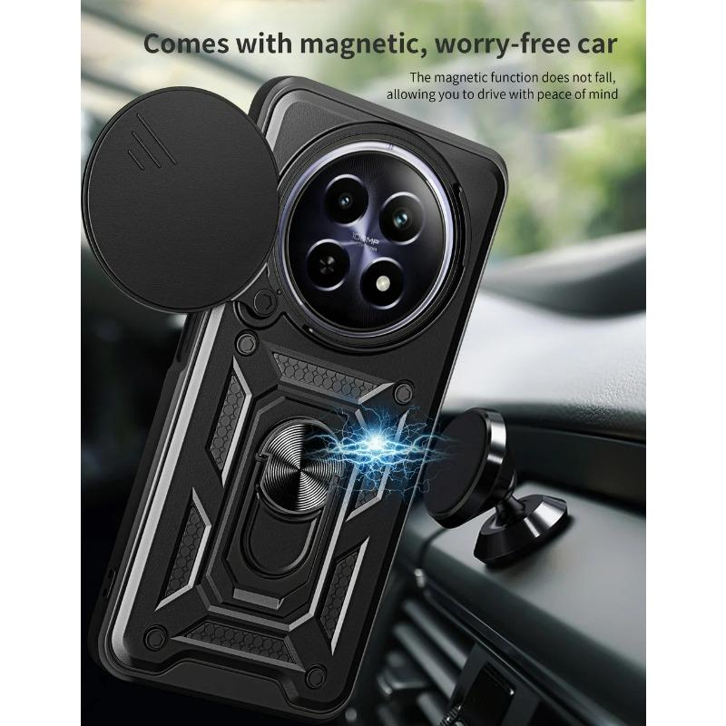 Защитный чехол для камеры для Realme 12 5G Realme 12 Pro + Realme12 Pro Plus Armor Hybrid Ring Cover