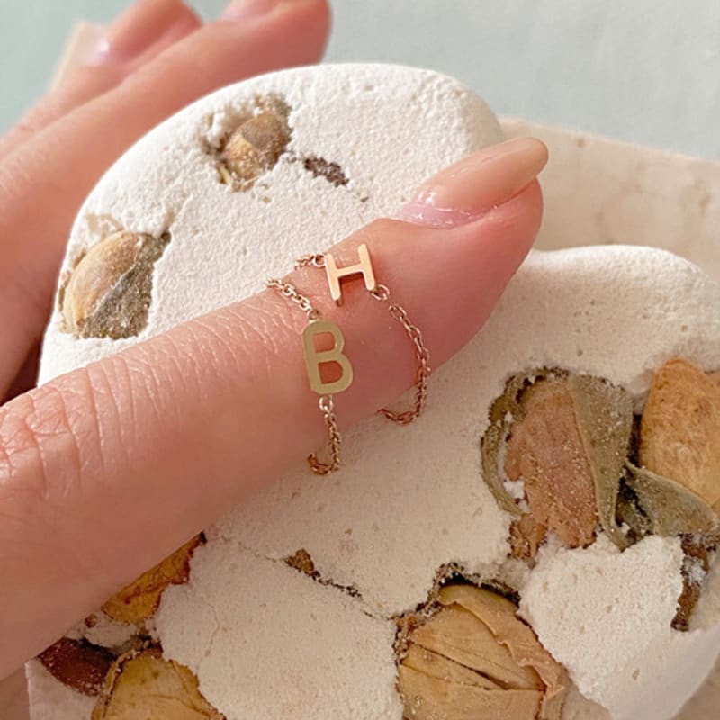 Кольцо-цепочка из таупового 14-каратного золота