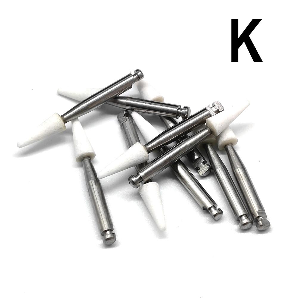 Набор из 9 шт./10 шт./12 шт., набор для полировки стоматологических композитов, фарфоровый полировщик для полировки зубов, полировка металлической коронки для низкоскоростного наконечника