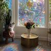 2.4m Sunshine Dazzle Colour Static Glass Stickers Branches Birds Window Stickers Home Decoration Stickers