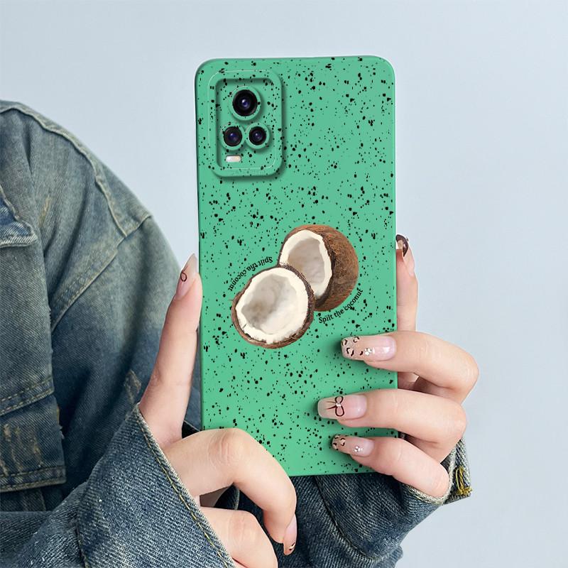 Чехол для телефона Vivo V20 Милый Астронавт Мягкий Силикон Защита Камеры Задняя Крышка для VivoV20 V2024 V2025 Coque Vivo v 20 Чехлы