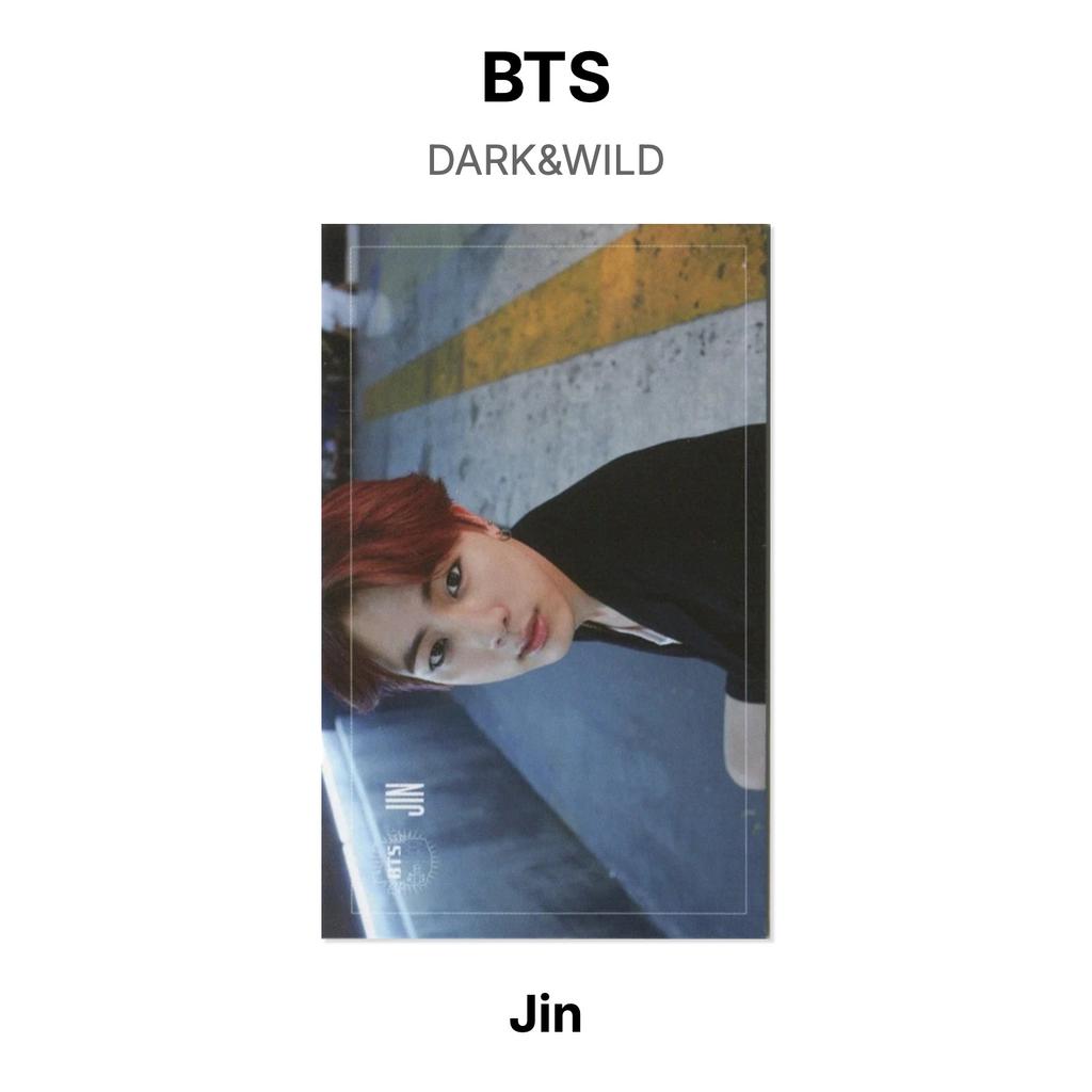 BTS Официальная фотокарточка DARK&WILD
