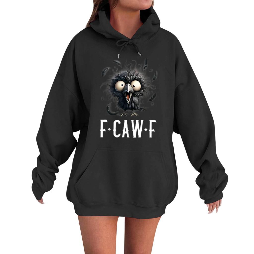 Women's Fashion Casual Long Sleeve Loose Printed Sweatshirt