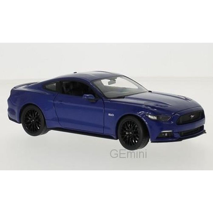 Miniatures montées - Ford Mustang GT rouge 2015 1/24 Welly