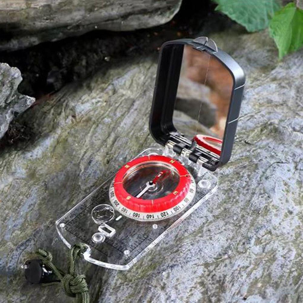 Легкий походный компас для выживания, светящийся флуоресцентный кольцевой компас, походный компас для пешего туризма