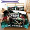3pcs Custom Name World of Warcraft Bedding Set Duvet Cover Closure Includes 1 Duvet Cover & 2 Pillowcases for All Seasons Bedroom Decor