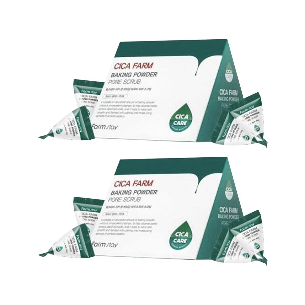 FARM STAY Cica Farm Baking Powder Скраб для пор, 7 г x 25 шт. (3 варианта)