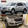 Для Mercedes Benz ML W164 2005-2008 Передняя решетка ABS Алмазная сетка Решетка в гоночном стиле Накладка Модные тюнинг-аксессуары