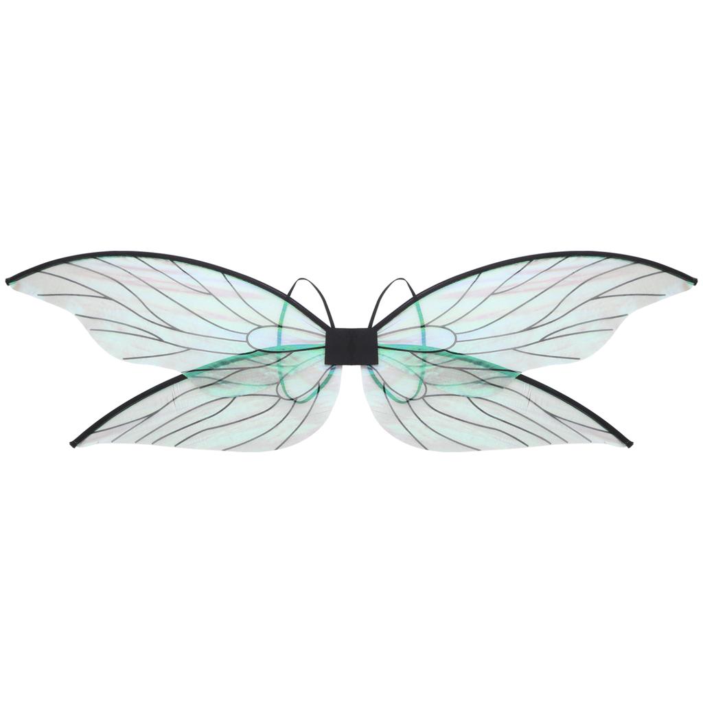 Женщины Девушки Цикада Крылья Стрекоза Эльф Крылья Фея Хэллоуин Косплей Костюм Праздничная Вечеринка Маскарад Реквизит Одеваются