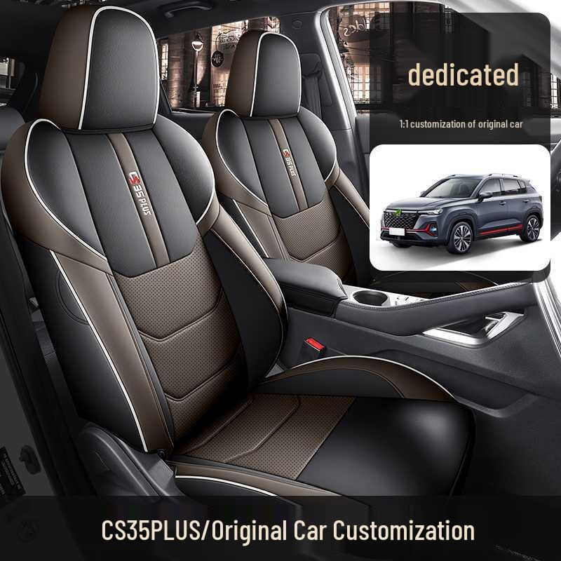 Полное покрытие чехлов на сиденья автомобиля для Changan CS35 PLUS 2023-2024