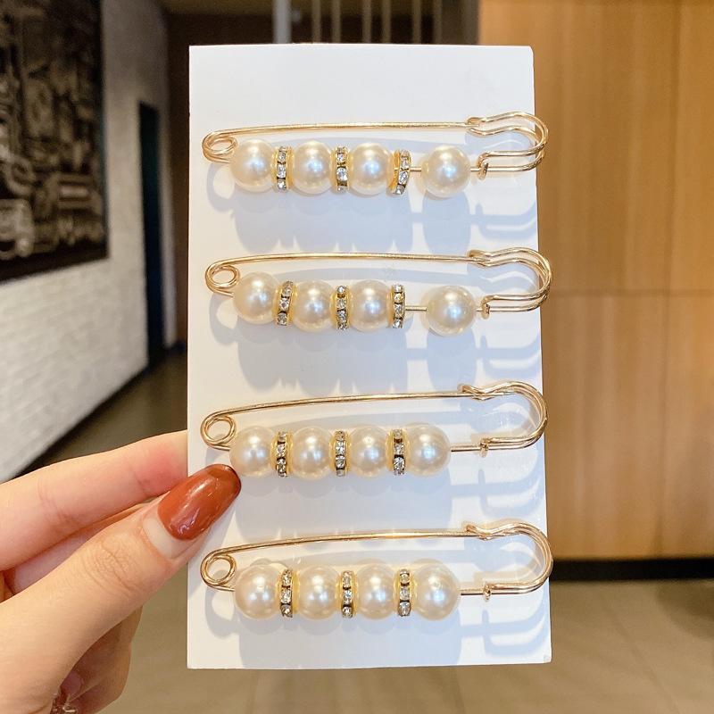 Элегантная брошь и булавка на талию с жемчугом для женщин