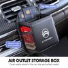 APS2   Leather Car Air Outlet Storage Bag Phone Hanging Bag Supplies For Citroen C5 C1 C2 C6 C4L DS3 DS4 DS5 C-Elysee Grand Berlingo