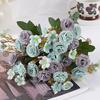 Букет искусственных цветов Реалистичный на ощупь Не увядающие Искусственные цветы Центральный элемент стола Свадьба Вечеринка Домашний декор