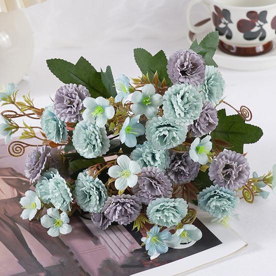 Букет искусственных цветов Реалистичный на ощупь Не увядающие Искусственные цветы Центральный элемент стола Свадьба Вечеринка Домашний декор