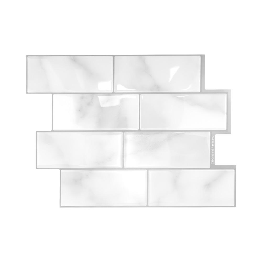 1 шт. ПВХ самоклеящиеся обои DIY наклейка на стену Новая 3D настенная плитка Домашний декор