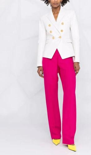 Новый повседневный стильный деловой белый женский пиджак ручной работы из натуральной овечьей кожи