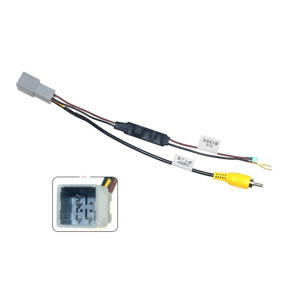 Car Rear Reversing Camera Video Plug Converter Cable For 2008-2014 Honda City