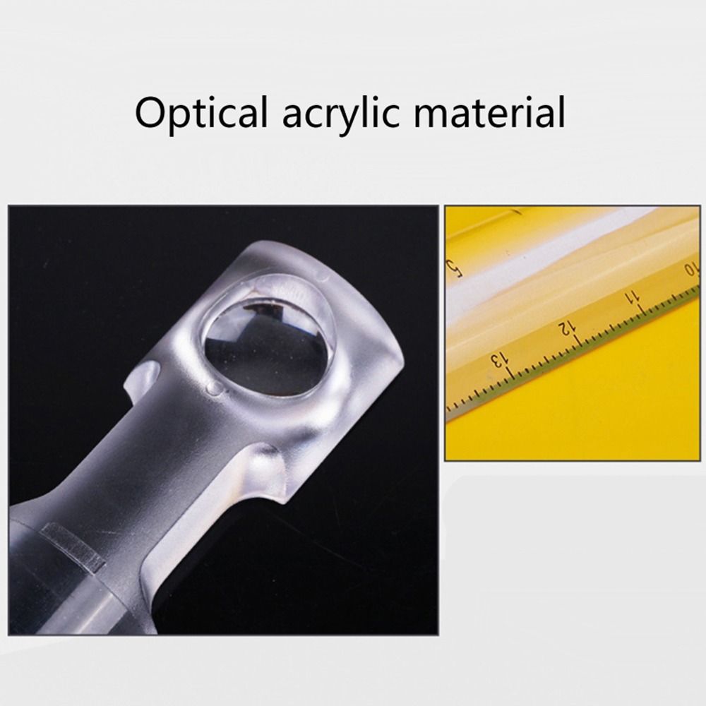 Data Processing Ruler Magnifier Acrylic Magnifying Bar Home Magnifying Ruler  Elder