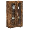 FLORIN Sideboard with Shelf Smoked Oak Finish 55.5 x 29 x 100 cm