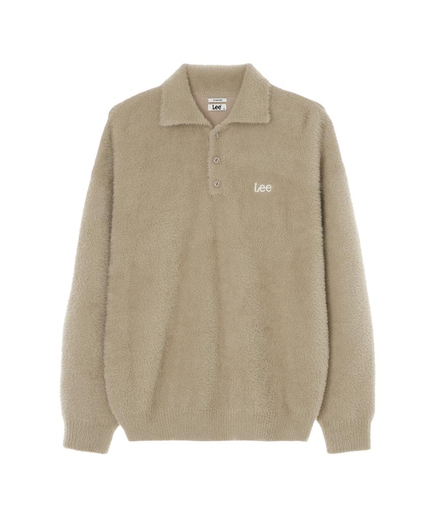 LEE Hairy Collar Knit Beige