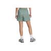 Under Armour Тканые Дышащие Универсальные Шорты для Бега и Фитнеса Женские шорты Зеленые 1389667-348