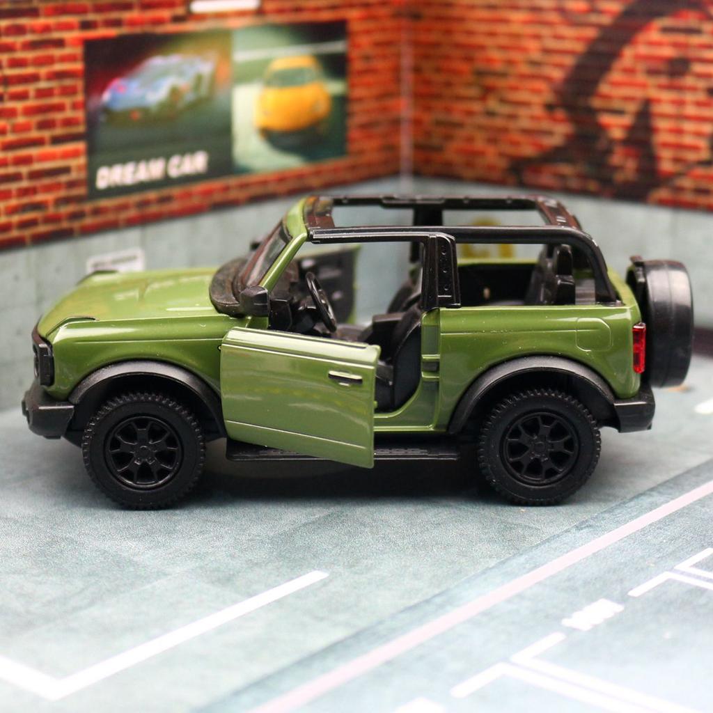 1/36 Ford Bronco SUV внедорожная игрушечная машинка модель для детей RMZ City литая миниатюра инерционная коллекционная подарочная для мальчиков