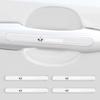 4Pcs/Set Car Door Handle Protector Sticker Auto Styling For Dacia Megane Clio Captur 2 3 4 Fulence Kadjar Duster Captur Logan Borui