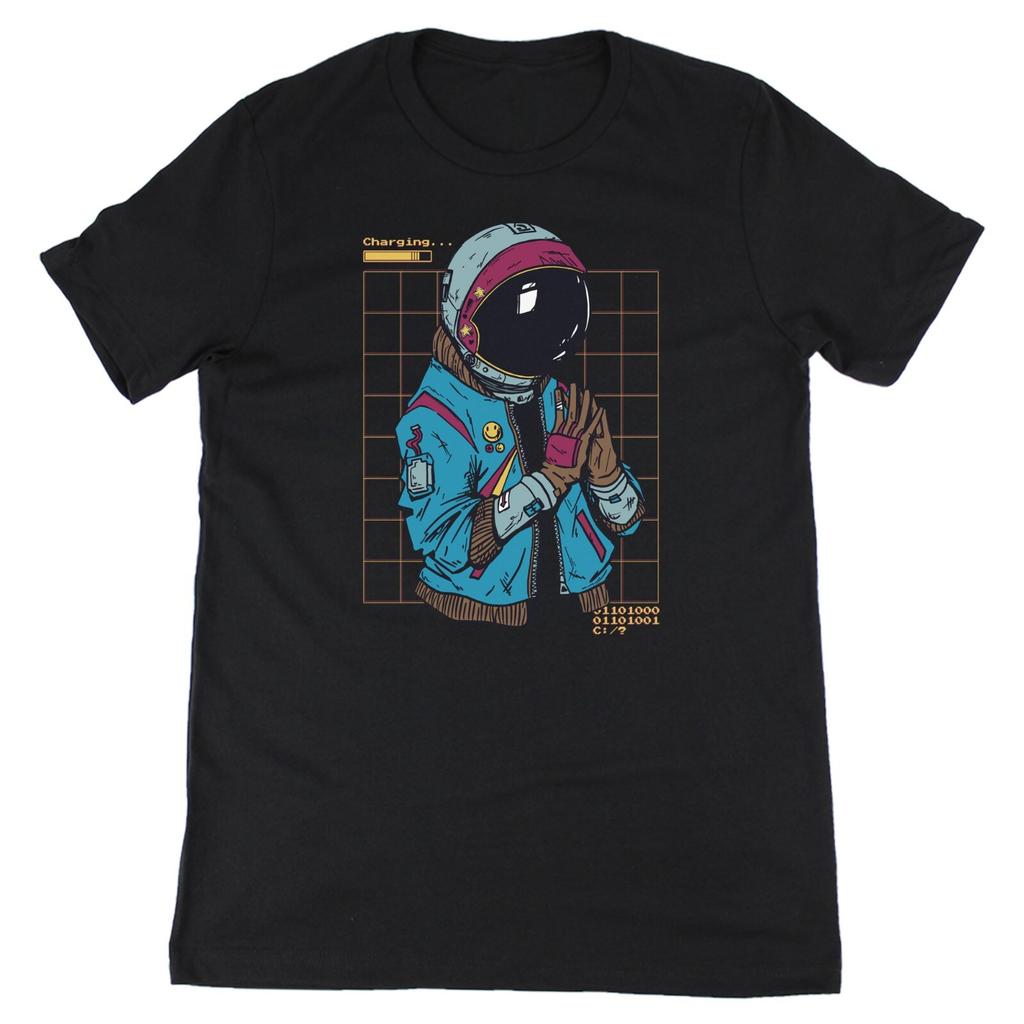 Cyberpunk Astronaut Vaporwave Aesthetic Graphic T-Shirt Unisex 100% Cotton Tee